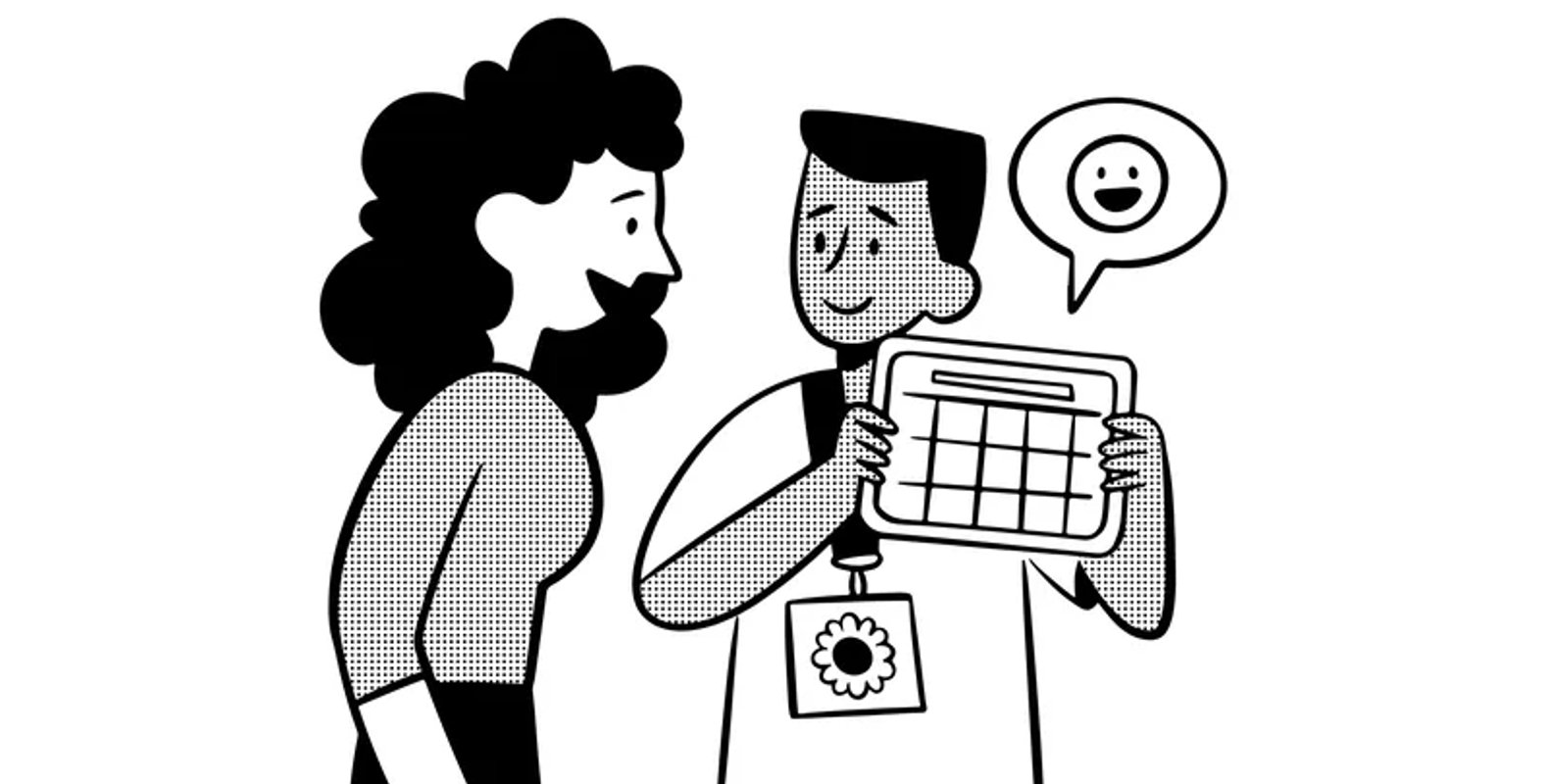 Atención digital y reseñas con tablet para negocios locales